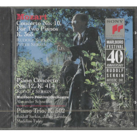 Mozart CD Concerto No.10 &12 / Sony Classical – SMK 46255 Sigillato