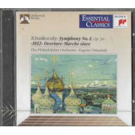 Tchaikovsky, Ormandy CD Symphony No. 4, 1812 Overture / Sony Classical – SBK 46334 Sigillato