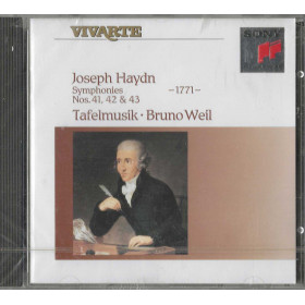 Haydn, Tafelmusik, Weil CD Symphonies Nos. 41, 42, 43 / SK 48370 Sigillato