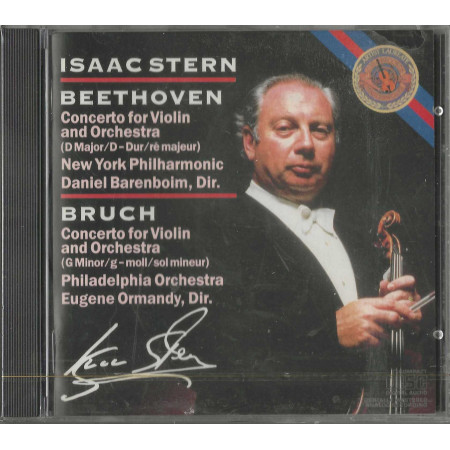 Beethoven, Bruch, Stern, Barenboim, Ormandy CD Concerto For Violin / CBS – MK 42256 Sigillato