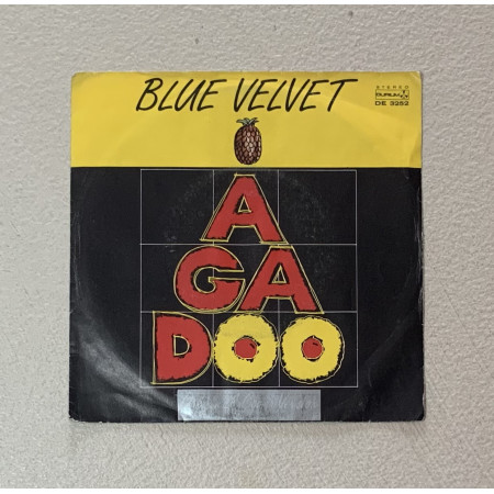 Blue Velvet Vinile 7" 45 giri Agadoo / Durium – DE3252 Nuovo