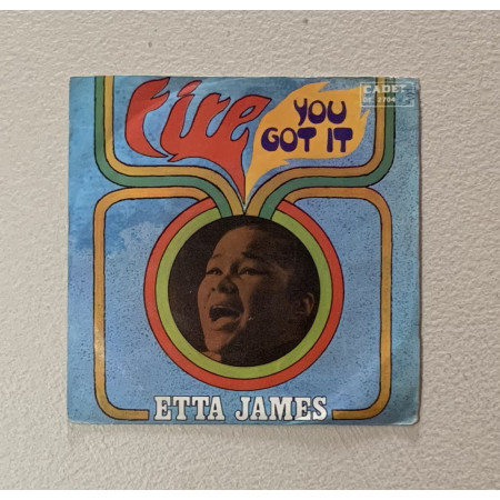 Etta James Vinile 7" 45 giri Fire / You Got It / Cadet – DE2704 Nuovo