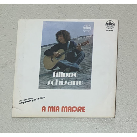 Filippo Schisano Vinile 7" 45 giri A Mia Madre / Zeus Record – BC5058 Nuovo