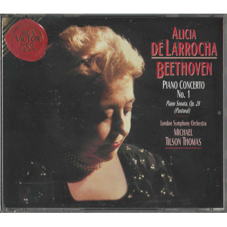 Alicia De Larrocha CD Beethoven Piano Concerto No. 1 / 09026616762 Sigillato
