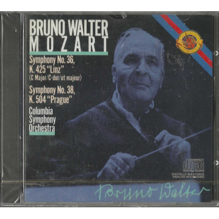 Bruno Walter CD Mozart, Symphony No. 36 Linz, No. 38 Prague / MK 42027 Sigillato