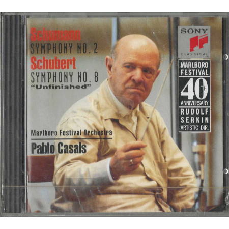 Schumann, Schubert CD Symphony No. 2, 8 Unfinished / Sony– SMK 47297 Sigillato