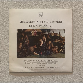 S.S. Paolo VI Vinile 7" 45 giri Messaggio All'Uomo D'Oggi / 363523PF Nuovo