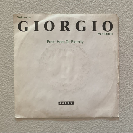 Colby Vinile 7" 45 giri From Here To Eternity / Technology – TECHNO1206 Nuovo