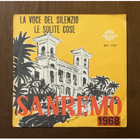 Marco Antony Vinile 7" 45 giri Sanremo La Voce Del Silenzio Le Solite Cose Nuovo