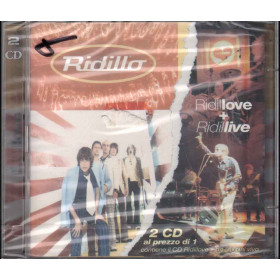 Ridillo 2 CD Ridillove + Ridillive Nuovo Sigillato 0731455983722