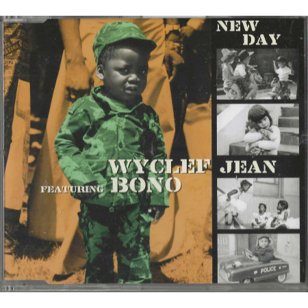 Wyclef Jean Feat Bono CD'S Singolo New Day / Columbia – COL 6680002 Nuovo