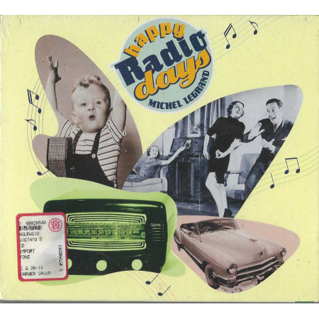 Michel Legrand CD Happy Radio Days / Erato – 3984218092 Sigillato