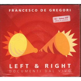 Francesco De Gregori CD DVD Left & Right Documenti Dal Vivo / Caravan