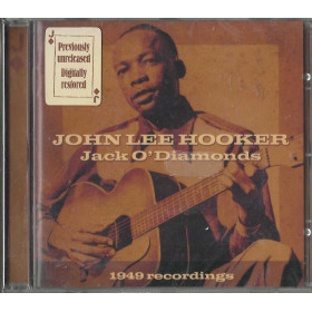 John Lee Hooker CD Jack O'Diamonds 1949 Recordings / Eagle Records – EAGCD279 Sigillato
