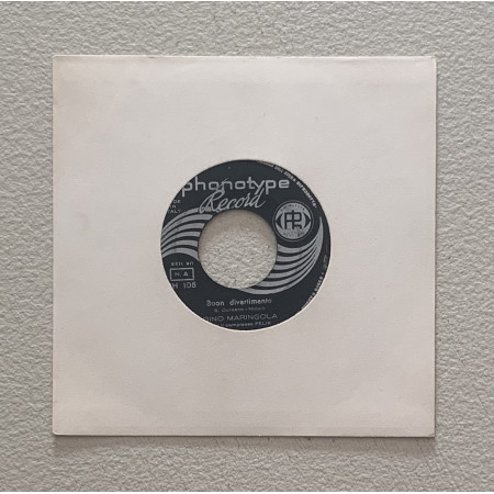 Gino Maringola Vinile 7" 45 giri Buon Divertimento / 'A Nova Fronna 'E Limone Nuovo