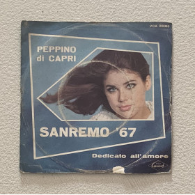 Peppino Di Capri Vinile 7" 45 giri Dedicato All'Amore / Dillo A Tuo Padre Nuovo