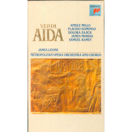 G. Verdi, Millo, Placido Domingo, Zajick MC7 Aida / Sony – S3T 45 973 Sigillata