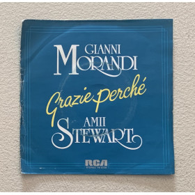 Gianni Morandi, Amii Stewart Vinile 7" 45 giri Grazie Perché / Magari Nuovo
