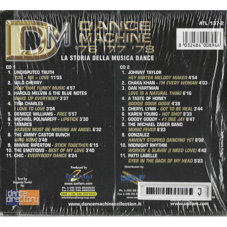 Various ‎CD Dance Machine '76 '77 '78 / Saifam – ALT1372 Sigillato