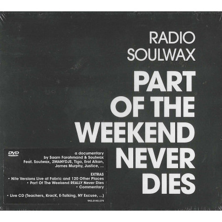 Soulwax CD / DVD Part Of The Weekend Never Dies / PIAS – 9450140072 Sigillato