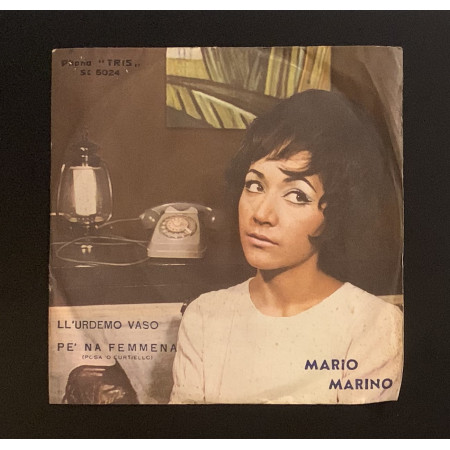 Mario Marino Vinile 7" 45 giri Ll'Urdemo Vaso / Pe' Na Femmena Nuovo