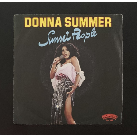 Donna Summer Vinile 7" 45 giri Sunset People / Our Love / CA538 Nuovo
