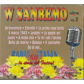 Various CD W Sanremo 1969-1988 - Vol. 2 / Duck Record – 8012958280023 Sigillato