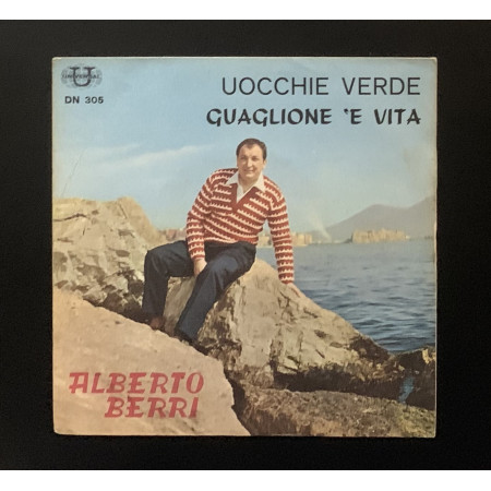 Alberto Berri Vinile 7" 45 giri Uocchie Verde / Guaglione 'E Vita Nuovo