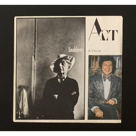 Act Vinile 7" 45 giri Snobbery & Decay / Poison / ZTT – ZTAS28 Nuovo