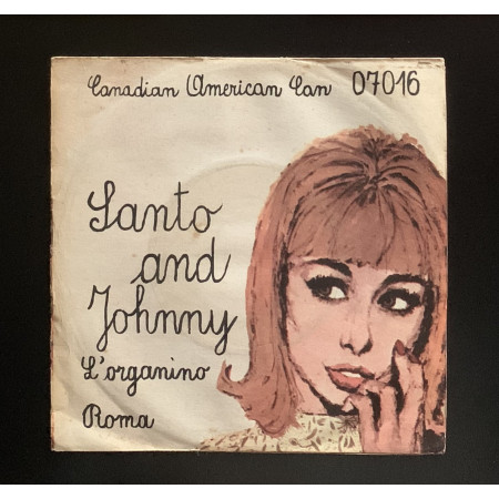 Santo & Johnny Vinile 7" 45 giri L'organino / Roma / CAN07016 Nuovo