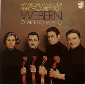 Webern, Quartetto Italiano ‎LP Sämtliche Werke Für Streichquartett Nuovo ‎