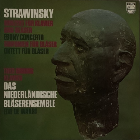 Stravinsky, Bruins ‎LP Concerto For Piano And Wind Instruments / Ebony Nuovo ‎