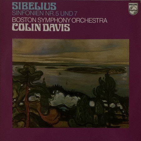 Sibelius, Davis ‎LP Symphonies Nos. 5 And 7 / Philips – 6500959 Nuovo ‎