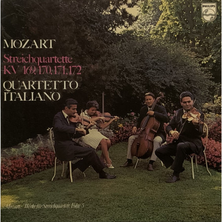 Mozart, Quartetto Italiano ‎LP String Quartets K.169, 170, 171, And 172 (Vol. 5) Nuovo ‎
