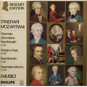 Mozart ‎LP Itinerari Mozartiani / I Musici / Philips – 6833225 Nuovo ‎