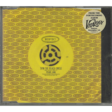 Pearl Jam CD 'S Singolo Spin The Black Circle / Epic – EPC6610362 Nuovo