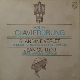 Bach, Verlet, Guillou ‎LP Clavierübung / Philips – 6769750 Nuovo ‎