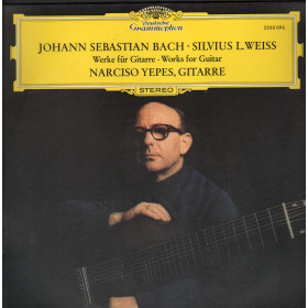 Bach, Weiss, Yepes LP Werke Für Gitarre, Works For Guitar / Deutsche – 2530096 Nuovo ‎