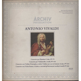 Antonio Vivaldi LP Concerto Per Flautino C Dur, P V 79, Per Violoncello C Moll, P V 434 ‎