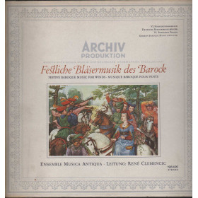 Musica Antiqua Wien LP Festliche Bläsermusik Des Barock / 198405‎ Nuovo