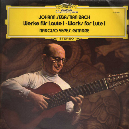 Bach,Yepes LP Werke Für Laute I / Deutsche Grammophon – 2530461 Nuovo