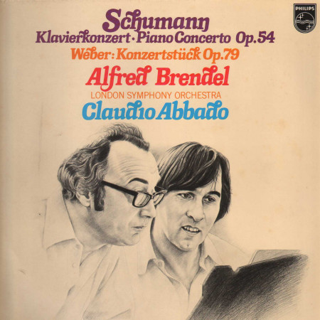 Schumann, Weber, Brendel LP Klavierkonzert Op. 54 / Konzertstuck Op. 79 Nuovo