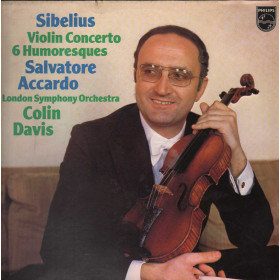 Sibelius, Accardo LP Violin Concerto, 6 Humoresques / Philips – 9500675 Nuovo
