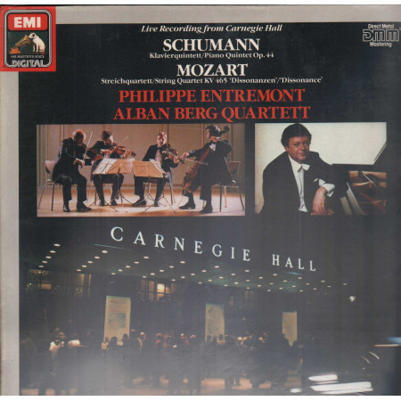 Schumann, Mozart LP Piano Quintet Op. 44 / String Quartet KV 465 Dissonance Sigillato