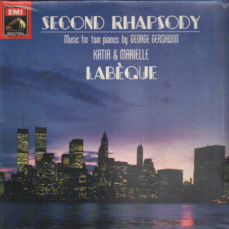 Gershwin, Labèque LP Second Rhapsody Music For Two Pianos Sigillato