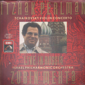 Tchaikovsky, Perlman LP Violin Concerto Live In Russia / EMI – 7541081 Sigillato