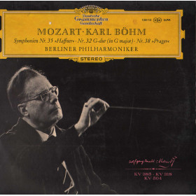 Mozart, Bohm LP Symphonien Nr. 35 Haffner, Nr. 32 G-Dur, Nr. 38 Prager Nuovo