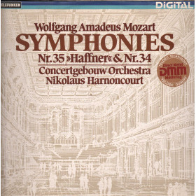 Mozart, Harnoncourt LP Symphonies Nr.35, Nr.34 / Telefunken – 642703AZ Nuovo