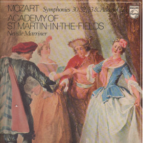 Mozart, Marriner LP Symphonies 30, 32, 33 & Adagio (37) / Philips – 9500790 Nuovo