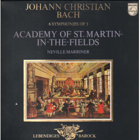 Bach, Marriner LP 6 Symphonies Op. 3 / Philips – 9502001 Nuovo